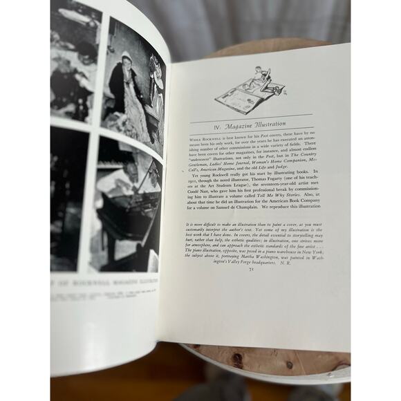 Norman Rockwell Illustrator Book | Vintage Art Coffee Table Classic - Picture 4 of 7